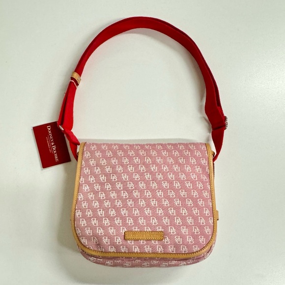 Dooney & Bourke Vintage Small Canvas Messenger Bag - Picture 1 of 5